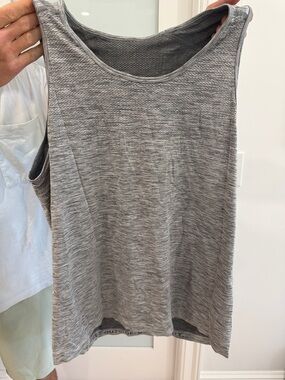 lululemon athletica Men's Gray Heathered Athletic Tank Top -  XL